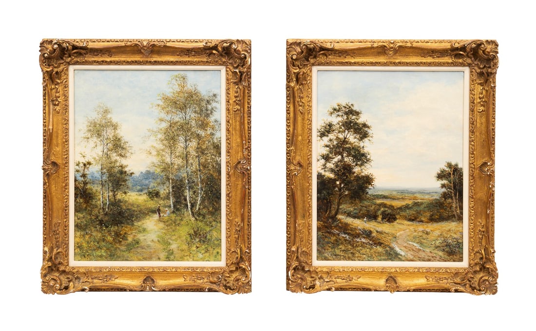 L. Woudstra Oil On Canvas Landscape C. 1910