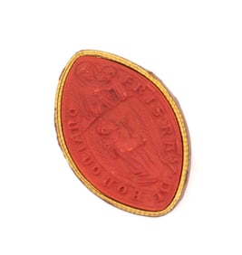 RED SEAL IMPRESSION FROM THE BRITISH MUSEUM