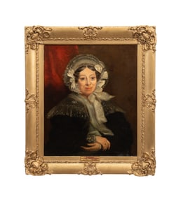 19TH C. ENGLISH SCHOOL, PORTRAIT OF SARAH, OIL