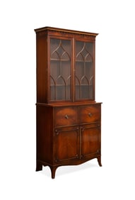 BEVAN FUNNELL REPRODUX SHERATON STYLE SECRETAIRE