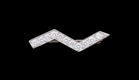 PALOMA PICASSO FOR TIFFANY DIAMOND & 18K BROOCH