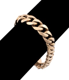 TIFFANY & CO. 14K YELLOW GOLD LINK BRACELET