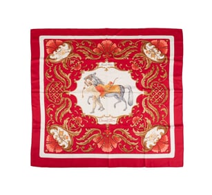 HERMES 'CHEVAL TURC' SCARF, 1970