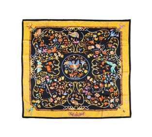 HERMES 'D'ORIENT ET D'OCCIDENT' SCARF, 1988
