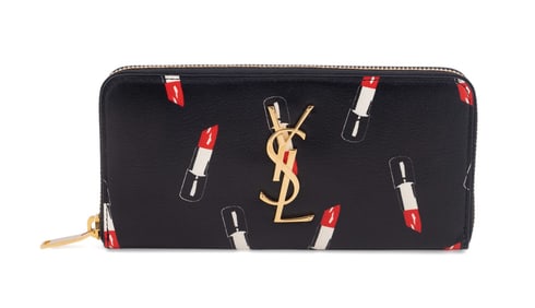 SAINT LAURENT YSL LIPSTICK CONTINENTAL WALLET