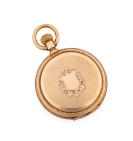 14K YG INTERNATIONAL WATCH COMPANY POCKET WATCH