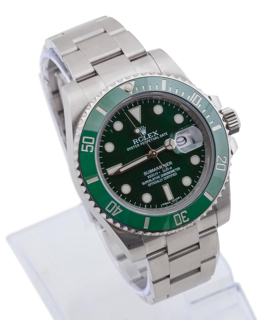 ROLEX HULK GREEN SUBMARINER OYSTER PERPETUAL 40MM (1 of 9)
