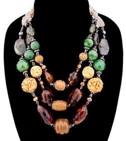 STEPHEN DWECK RUTILATED QUARTZ NECKLACE