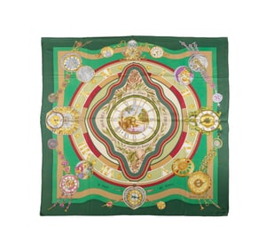 HERMES 'LA RONDE DES HEURES' SCARF, 1986