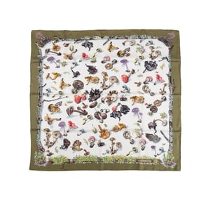 HERMES 'LES CHAMPIGNONS' SCARF, 1959