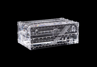 LOUIS VUITTON VIP CRYSTAL TRUNK PAPERWEIGHT