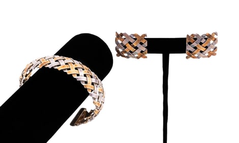 OFIESH, AMERICAN CRAFT WOVEN BRACELET & EARRINGS