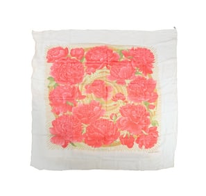 HERMES 'LES PIVOINES' SCARF, 1976