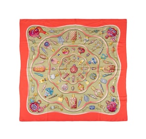 HERMES 'QU'IMPORTE LE FLACON' SCARF, 1988