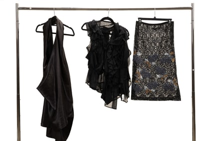 COMME DES GARCONS THREE PIECES OF WOMEN'S CLOTHING