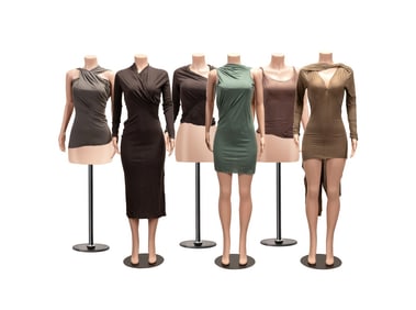 GROUP OF SIX RICK OWENS AND ROZAE NICHOLS PIECES