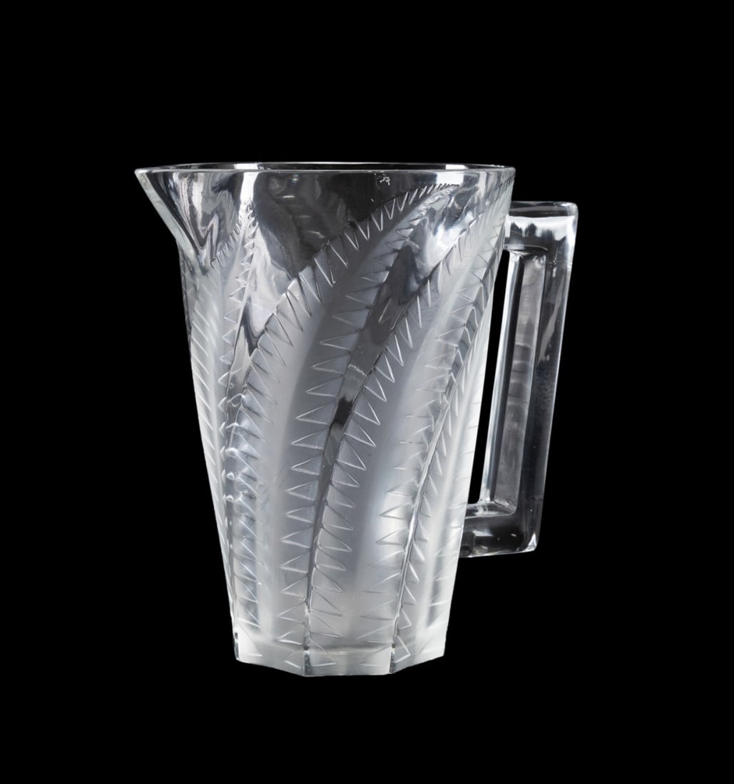 R. LALIQUE 'HESPERIDES' PITCHER, MODEL 3178 (1 of 7)