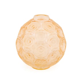 LALIQUE 'ANEMONES' GOLD CRYSTAL BUD VASE