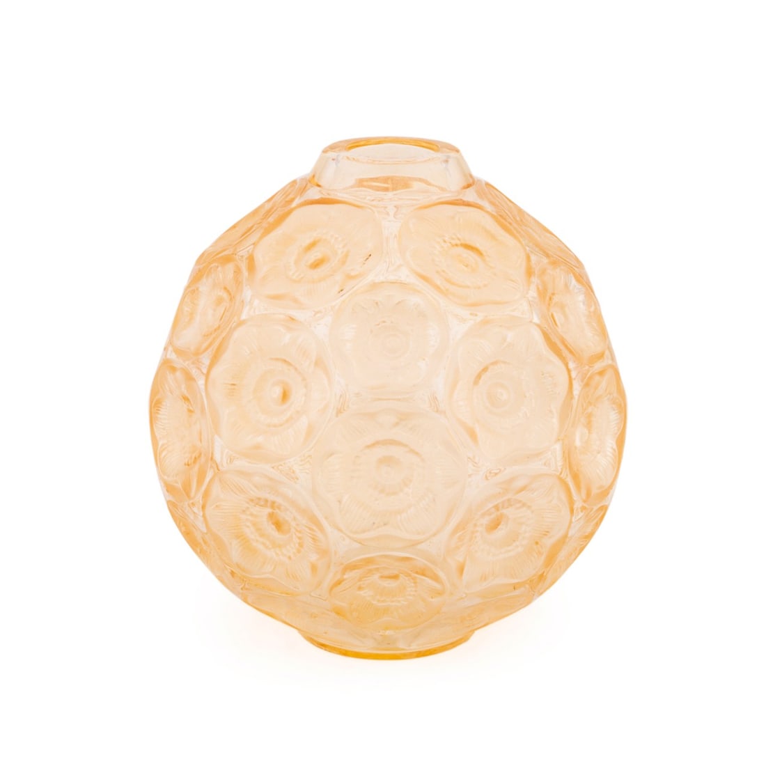 LALIQUE 'ANEMONES' GOLD CRYSTAL BUD VASE (1 of 7)