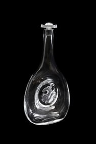 Lalique 'Chimere Dragon' crystal Decanter