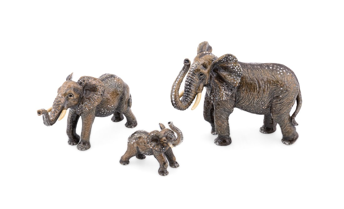 JAY STRONGWATER, THREE ELEPHANTS INCLUD. LTD. ED. (1 of 9)