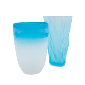 MURANO, TWO VASES: CARLO MORETTI & ARS CENEDESE