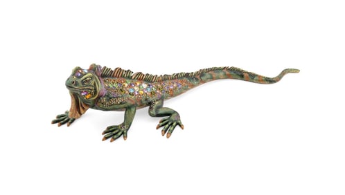 JAY STRONGWATER, LTD. ED. IGUANA FIGURE, 62/500