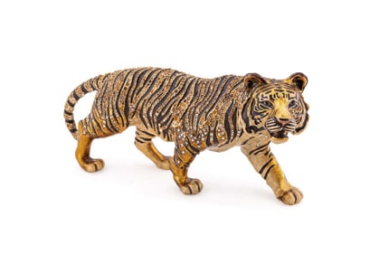 JAY STRONGWATER, LTD. ED. TIGER FIGURE, 63/500
