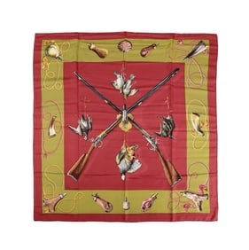 HERMES 'LES FUSILS' SCARF, 1961