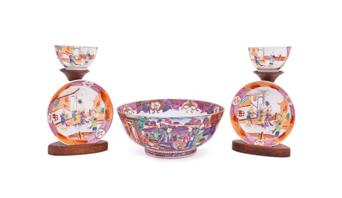 FIVE PIECE CHINESE EXPORT GROUPING