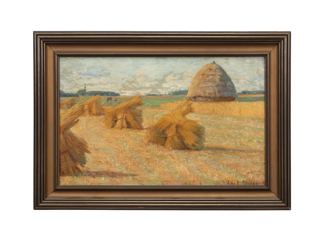 JOHN FRANKLIN STACEY 'HAYSTACKS' OIL (1 of 6)