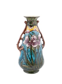 MINTON SECESSIONIST WARE IRIS VASE, C. 1905