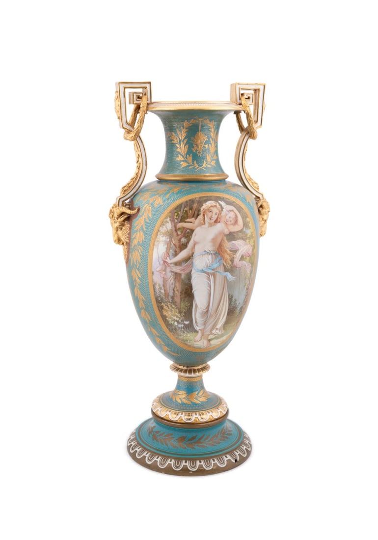 THOMAS ALLEN FOR WEDGWOOD, FLOOR VASE, 1877 (1 of 9)