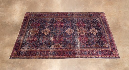 ROOM SIZED ANTIQUE PERSIAN KHORASAN RUG