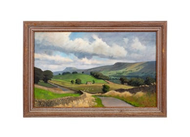 ANNE ISABELLA BROOKE, 'TOWARDS ADDLEBROUGH...' O/C