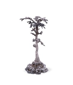 .800 SILVER TREE FORM CENTERPIECE TABLE DECORATION