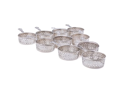 SET OF TEN AMERICAN STERLING RAMEKIN HOLDERS