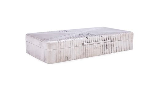 TIFFANY & CO. STERLING SILVER DESK BOX