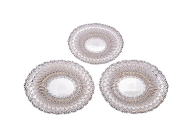 WHITING, 3-PIECES OF 'LOUIS XV' SILVER HOLLOWWARE