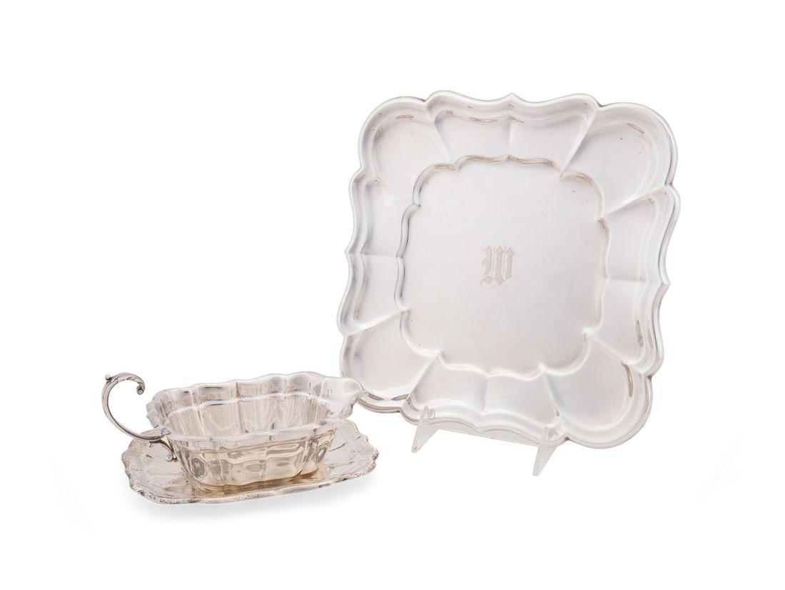 REED & BARTON, 3-PIECES OF 'WINDSOR' HOLLOWWARE (1 of 14)