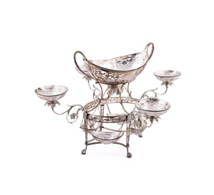 GEORGE III SILVER EPERGNE CENTERPIECE, 1787