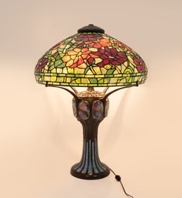 DALE TIFFANY MOSAIC TURTLEBACK TABLE LAMP