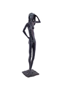 ALDO LANDWEHR, STANDING NUDE WOMAN BRONZE