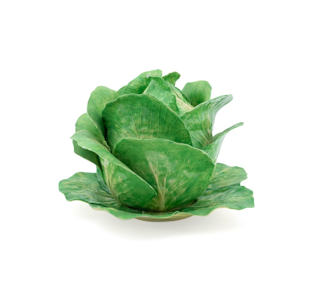 DODIE THAYER FOR AU BON GOUT, LETTUCE TUREEN (1 of 9)