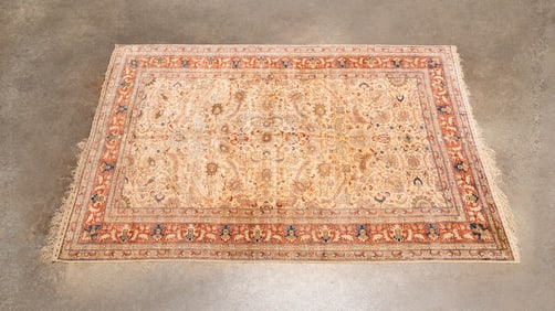 HAND-WOVEN TURKISH HEREKE SILK RUG