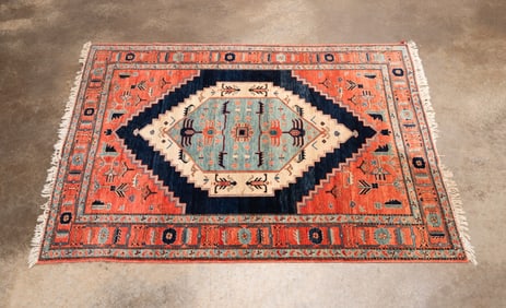 AFGHAN HAND-WOVEN SERAPI RUG