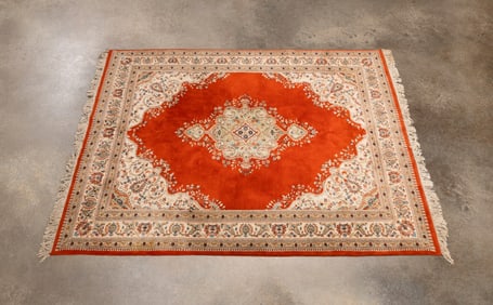 LARGE HAND-WOVEN INDO-TABRIZ RUG
