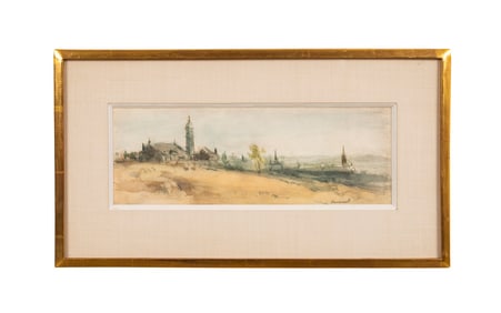 SEYMOUR REMENICK, 'CHURCH IN GERMANTOWN' WC