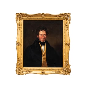 19TH C. ENGLISH OIL PORTRAIT OF A GENTLEMAN