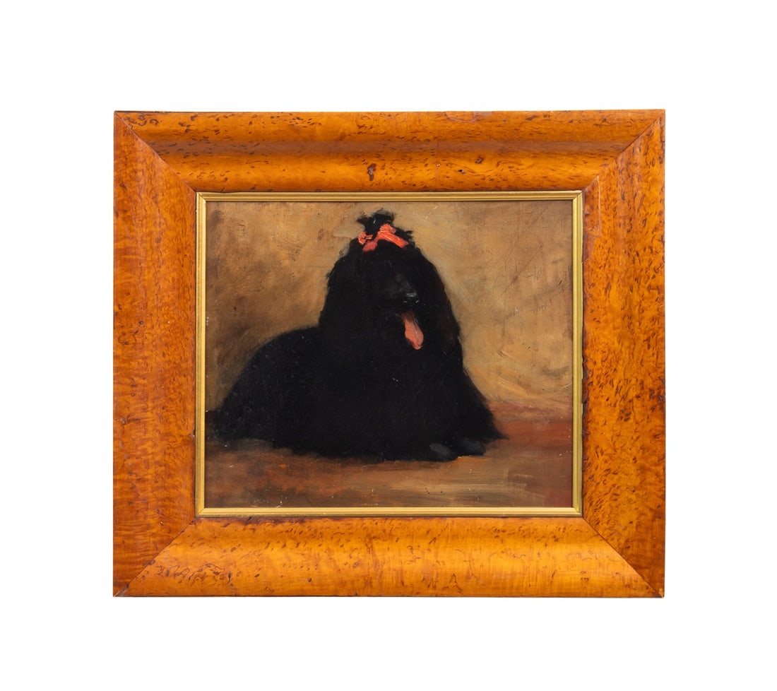 ENGLISH SCHOOL PORTRAIT OF A BLACK DOG, C.1900 (1 of 7)